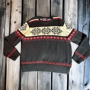 AMERICAN LIVING MEN’S SIZE L FAIR ISLE SWEATER 100% COTTON